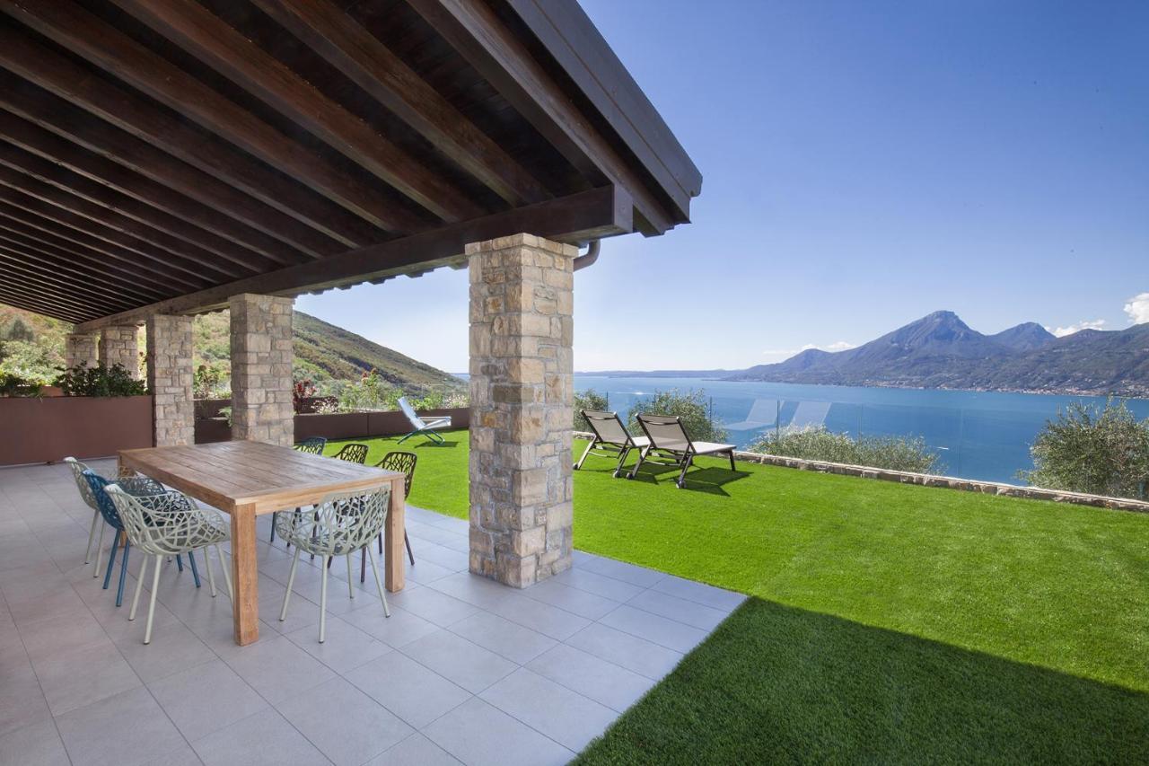 Villa Divina - Apt Icona Con Piscina E Vista Lago Кастеллетто-ди-Бренцоне Экстерьер фото